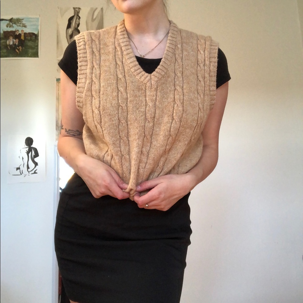 Vintage 1980s and 1990s sweater vest